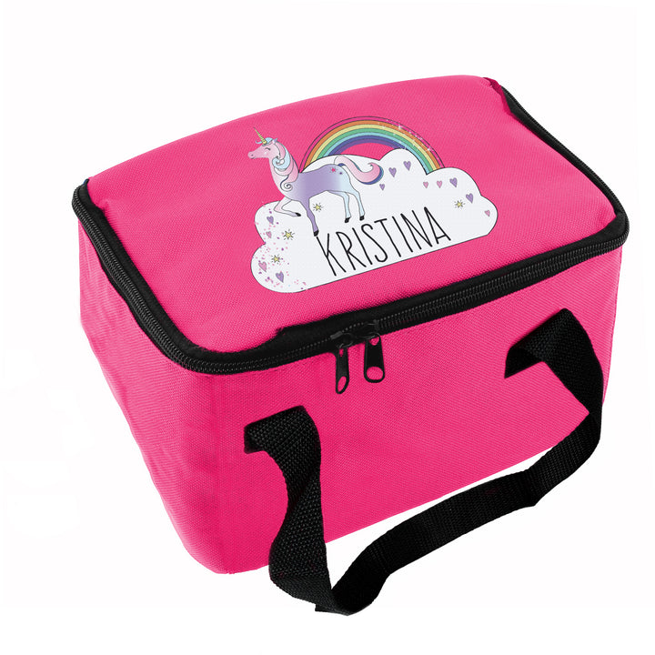 Buy Personalised Unicorn Lunch Bag at www.giftsfinder.co.uk