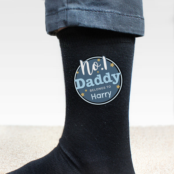 Buy Personalised No.1 Men's Socks at www.giftsfinder.co.uk