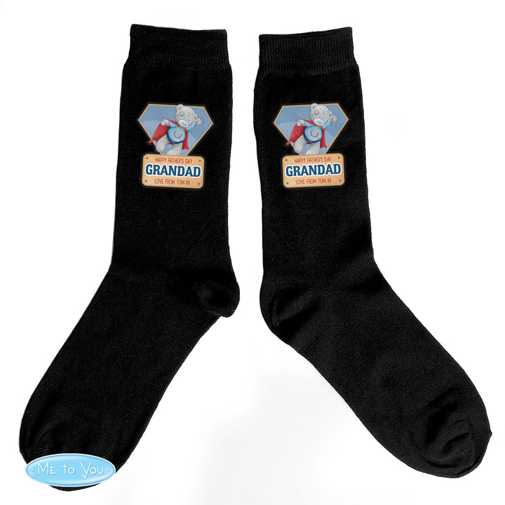 Buy Personalised Me To You Super Hero Mens Socks at www.giftsfinder.co.uk