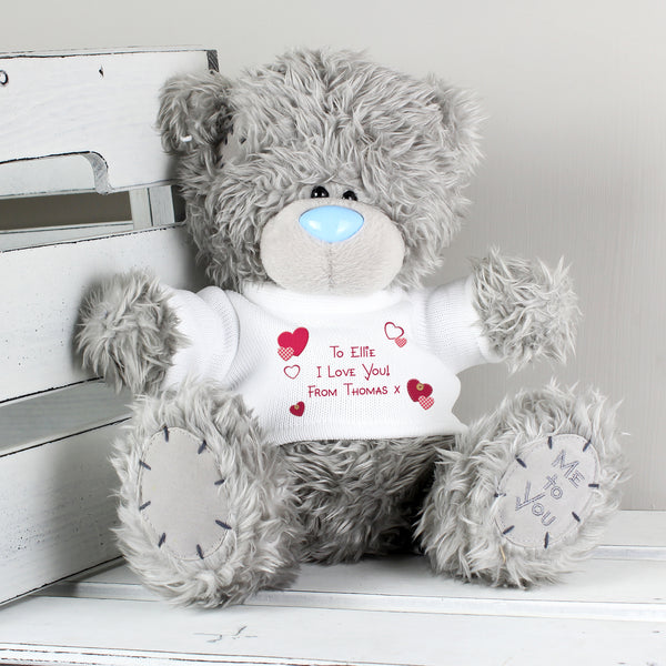 Buy Personalised Me to You Bear Hearts at www.giftsfinder.co.uk