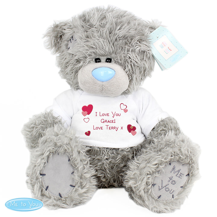 Buy Personalised Me to You Bear Hearts at www.giftsfinder.co.uk