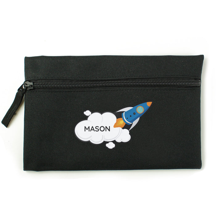 Buy Personalised Rocket Pencil Case at www.giftsfinder.co.uk