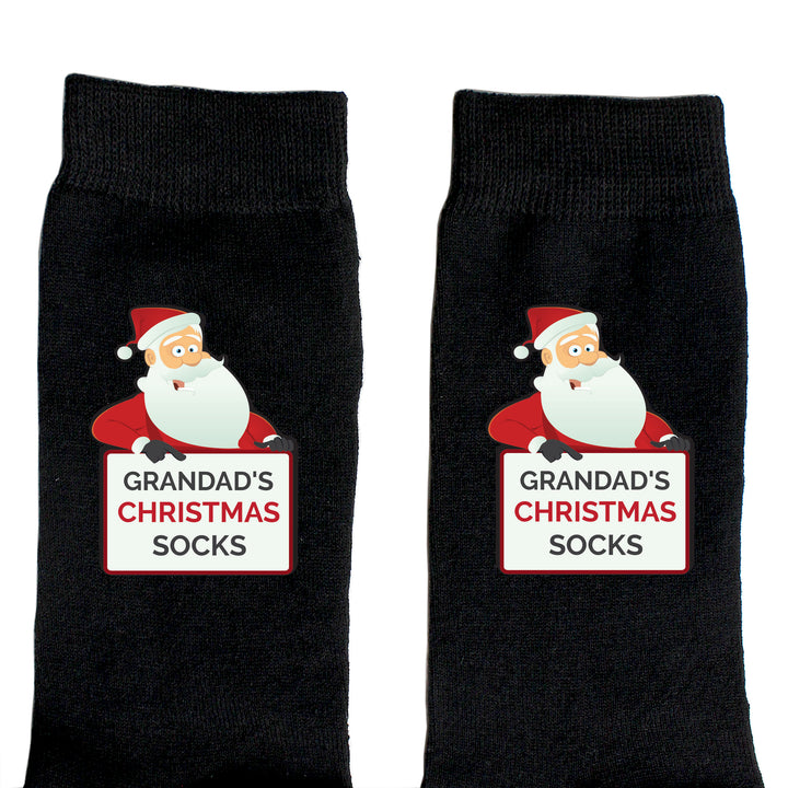 Buy Personalised Santa Claus Christmas Socks at www.giftsfinder.co.uk