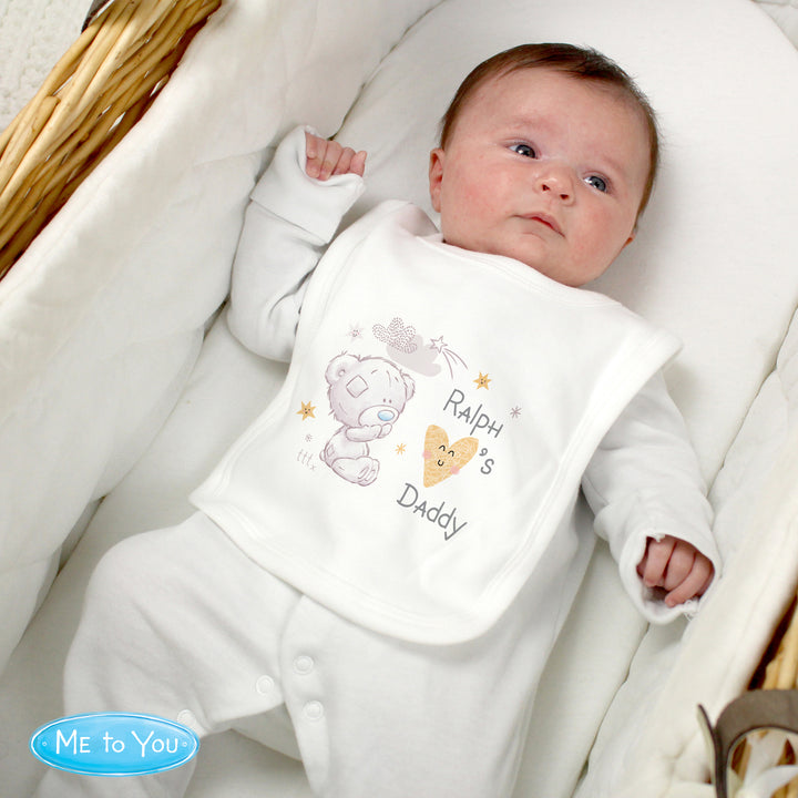 Buy Personalised Tiny Tatty Teddy I Heart Baby Bib at www.giftsfinder.co.uk