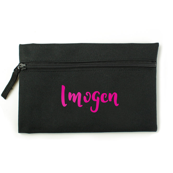 Buy Personalised Pink Name Pencil Case at www.giftsfinder.co.uk