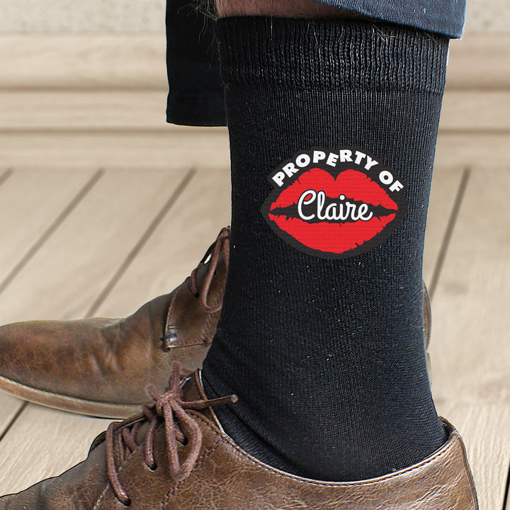 Buy Personalised Property Of Mens Socks at www.giftsfinder.co.uk