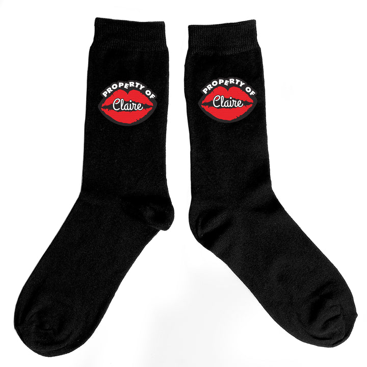 Buy Personalised Property Of Mens Socks at www.giftsfinder.co.uk