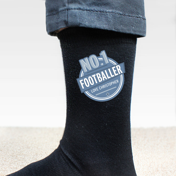 Personalised No.1 Mens Socks - part of the Gifts Finder Personalised Socks collection