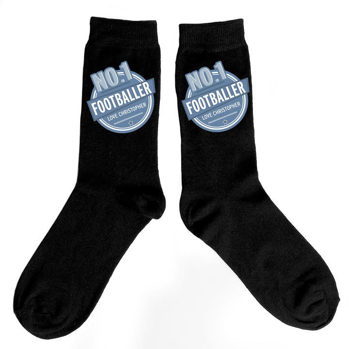 Personalised No.1 Mens Socks - part of the Gifts Finder Personalised Socks collection