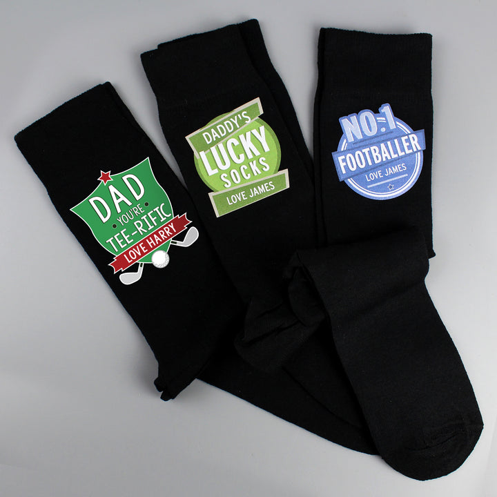 Personalised No.1 Mens Socks - part of the Gifts Finder Personalised Socks collection