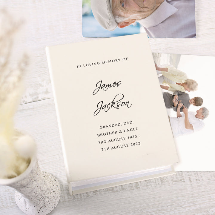 Buy Personalised Free Text 6x4 Photo Album with Sleeves available now at www.giftsfinder.co.uk