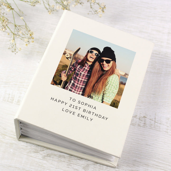 Personalised Photo Upload 6x4 Inch Photo Album With Sleeves - part of the Gifts Finder Personalised Photo Albums collection