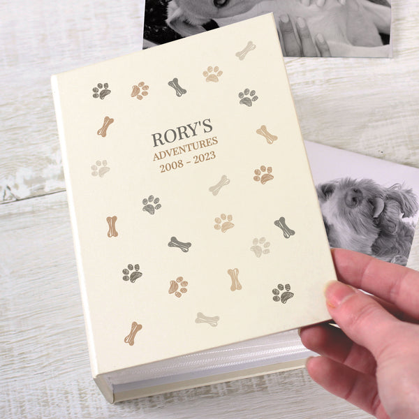 Buy Personalised Dogs 6x4 Photo Album with Sleeves available now at www.giftsfinder.co.uk