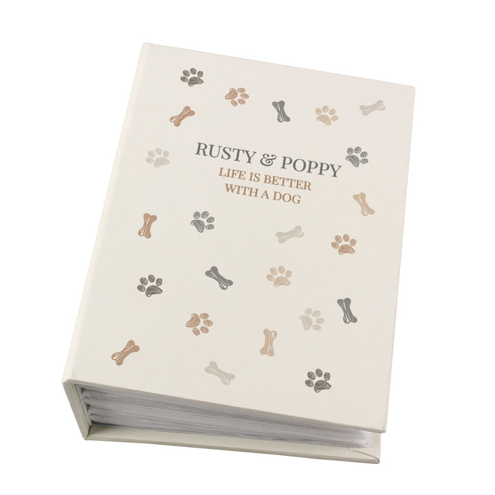 Buy Personalised Dogs 6x4 Photo Album with Sleeves available now at www.giftsfinder.co.uk