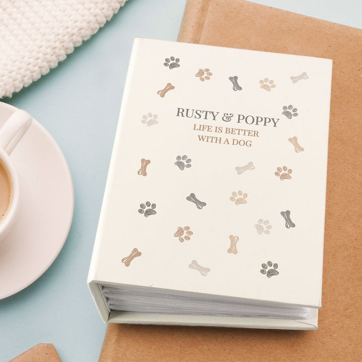 Buy Personalised Dogs 6x4 Photo Album with Sleeves available now at www.giftsfinder.co.uk