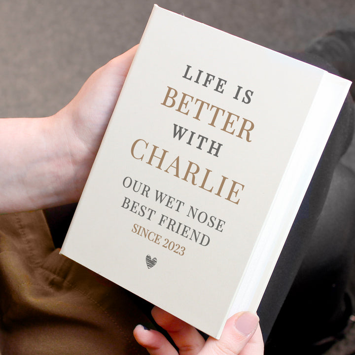 Buy Personalised Life is Better With 6x4 Photo Album with Sleeves available now at www.giftsfinder.co.uk