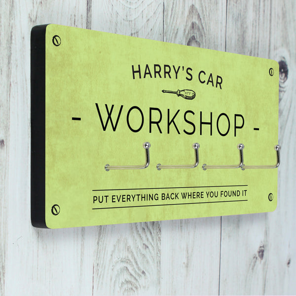 Buy Personalised Workshop Hooks at www.giftsfinder.co.uk