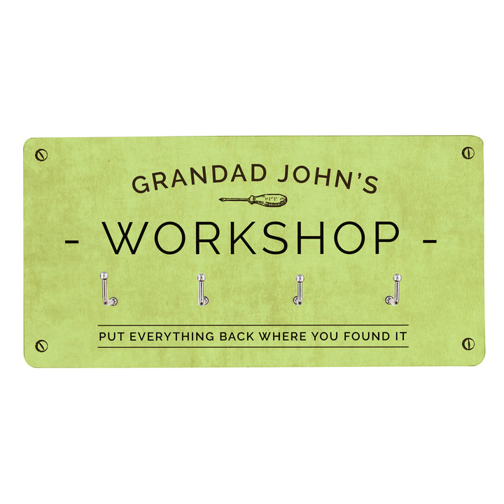 Buy Personalised Workshop Hooks at www.giftsfinder.co.uk