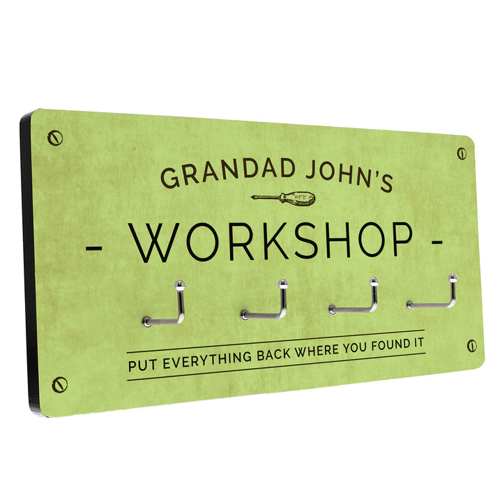 Buy Personalised Workshop Hooks at www.giftsfinder.co.uk