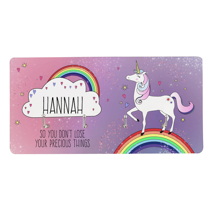 Buy Personalised Unicorn Jewellery Hooks at www.giftsfinder.co.uk