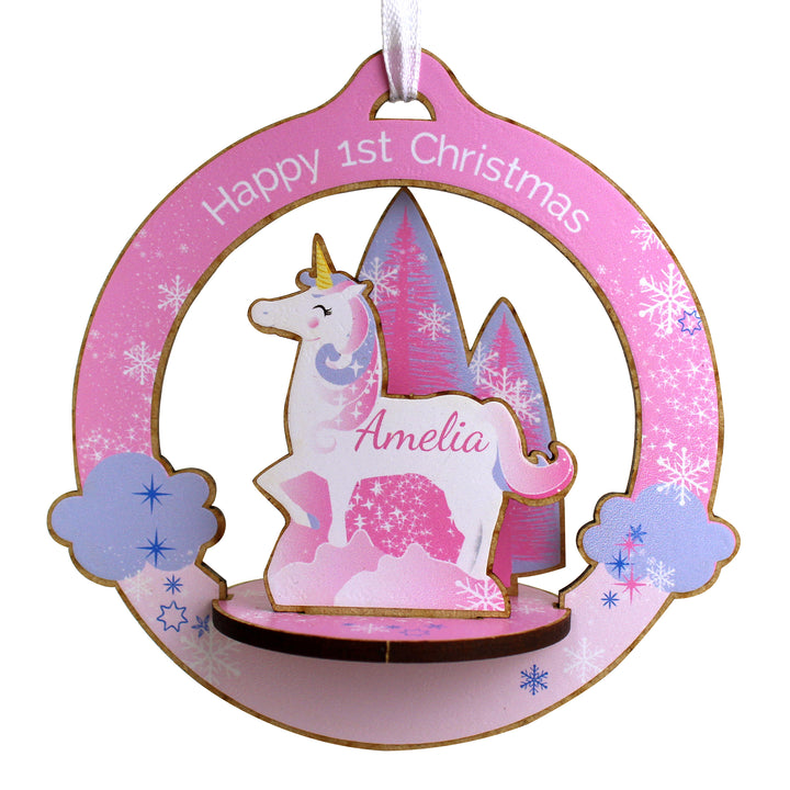 Buy Personalised Make Your Own Unicorn 3D Decoration Kit at www.giftsfinder.co.uk