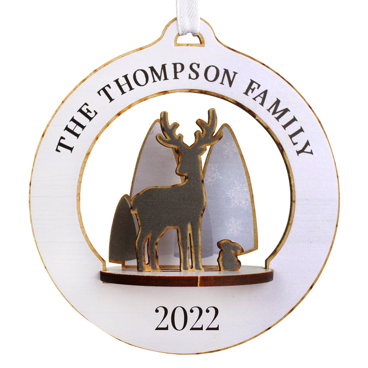 Buy Personalised Make Your Own Reindeer 3D Decoration Kit at www.giftsfinder.co.uk