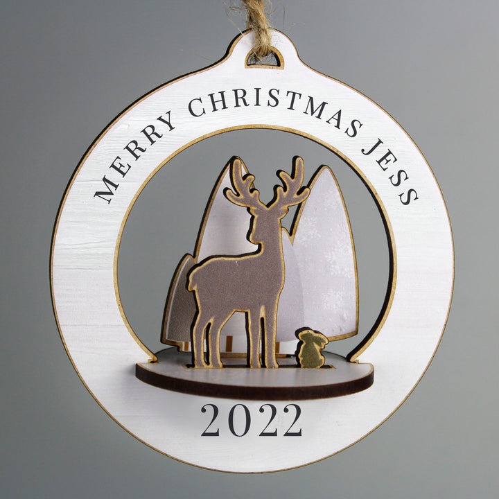 Buy Personalised Make Your Own Reindeer 3D Decoration Kit at www.giftsfinder.co.uk