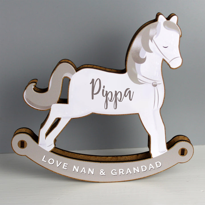 Personalised Make Your Own Rocking Horse 3D Decoration Kit - part of the Gifts Finder Personalised Christmas Decorations collection