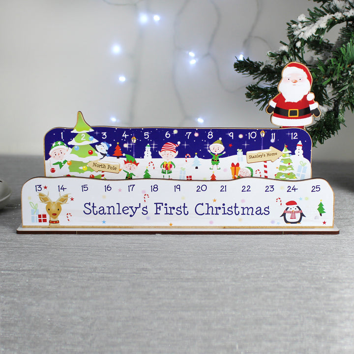 Buy Personalised Make Your Own Santa Christmas Advent Countdown Kit at www.giftsfinder.co.uk