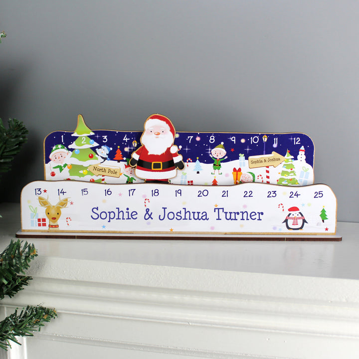 Buy Personalised Make Your Own Santa Christmas Advent Countdown Kit at www.giftsfinder.co.uk