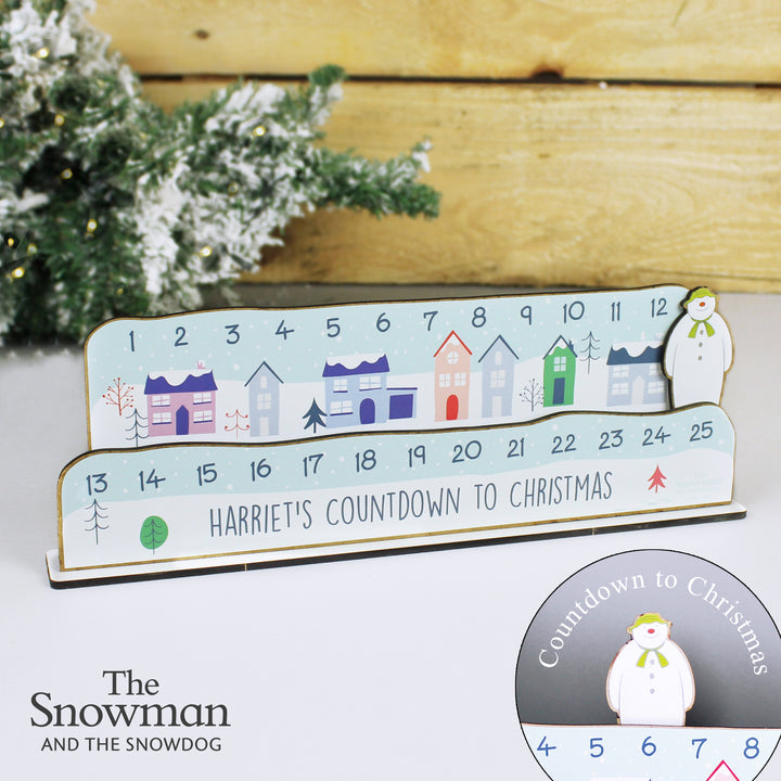 Buy Personalised Make Your Own The Snowman Christmas Advent Countdown Kit at www.giftsfinder.co.uk