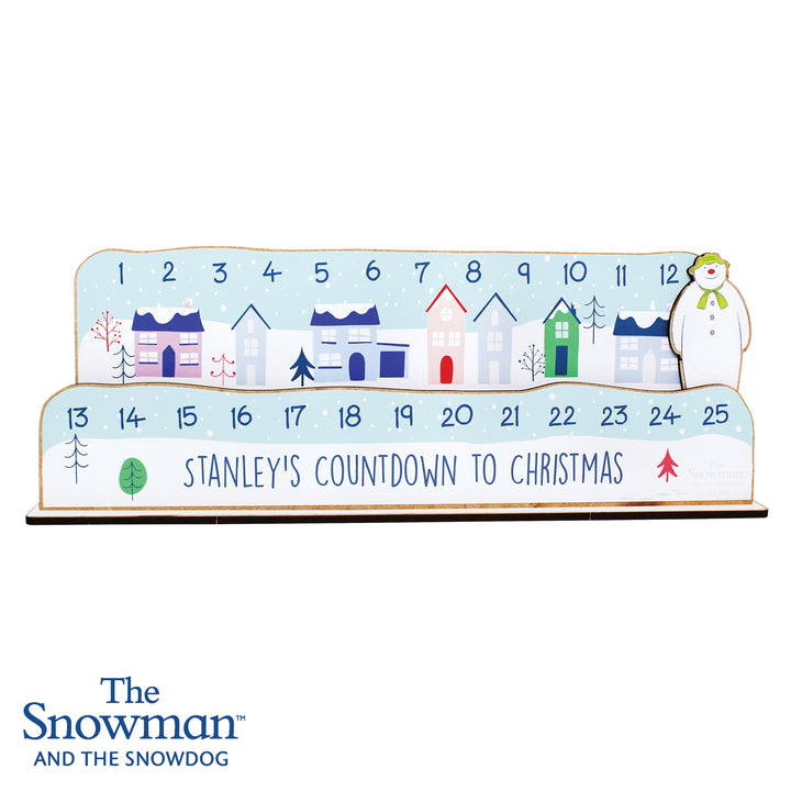 Buy Personalised Make Your Own The Snowman Christmas Advent Countdown Kit at www.giftsfinder.co.uk