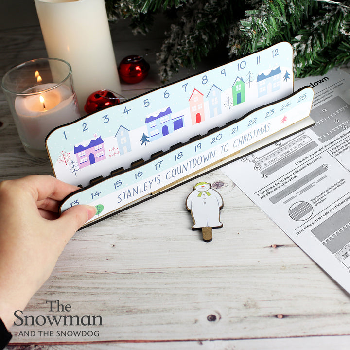 Buy Personalised Make Your Own The Snowman Christmas Advent Countdown Kit at www.giftsfinder.co.uk