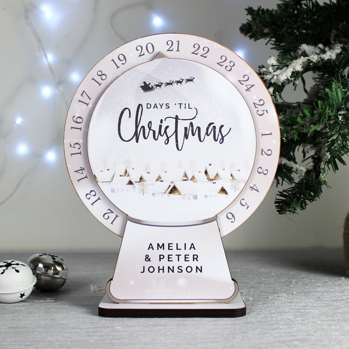 Buy Personalised Make Your Own Christmas Advent Countdown Kit at www.giftsfinder.co.uk