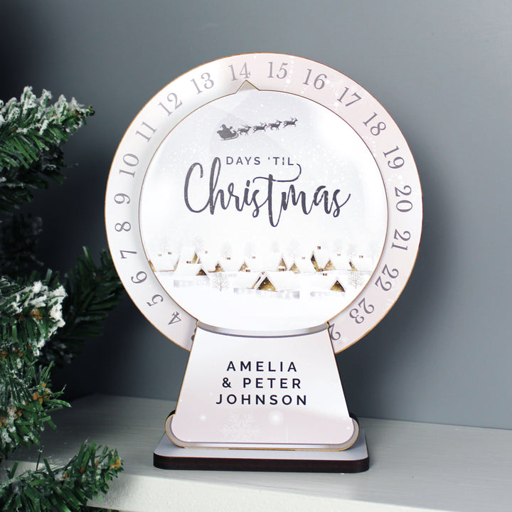 Buy Personalised Make Your Own Christmas Advent Countdown Kit at www.giftsfinder.co.uk