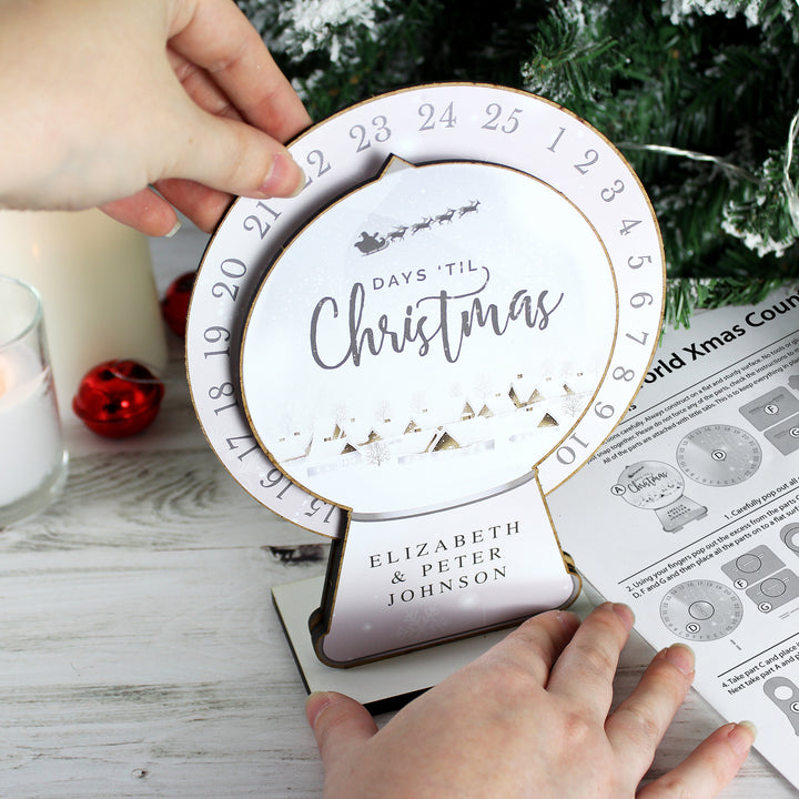 Buy Personalised Make Your Own Christmas Advent Countdown Kit at www.giftsfinder.co.uk