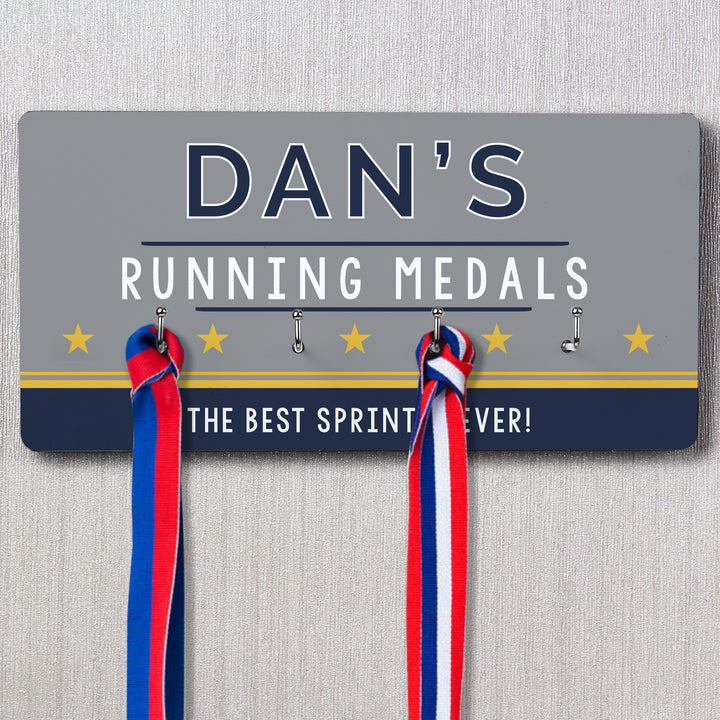 Buy Personalised Achievement Medal Hooks available now at www.giftsfinder.co.uk