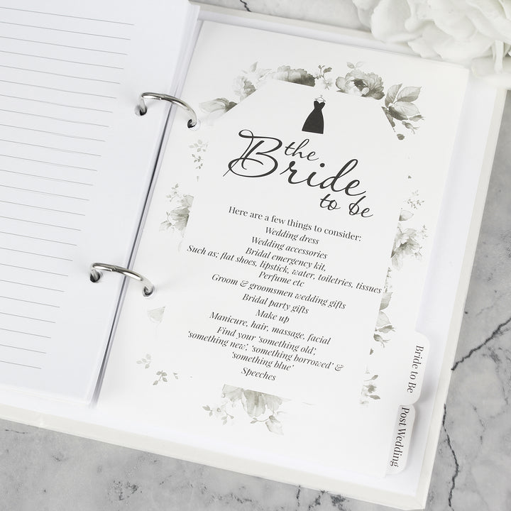 Personalised Our Greatest Adventure Wedding Planner - part of the Gifts Finder Personalised Wedding Planners collection