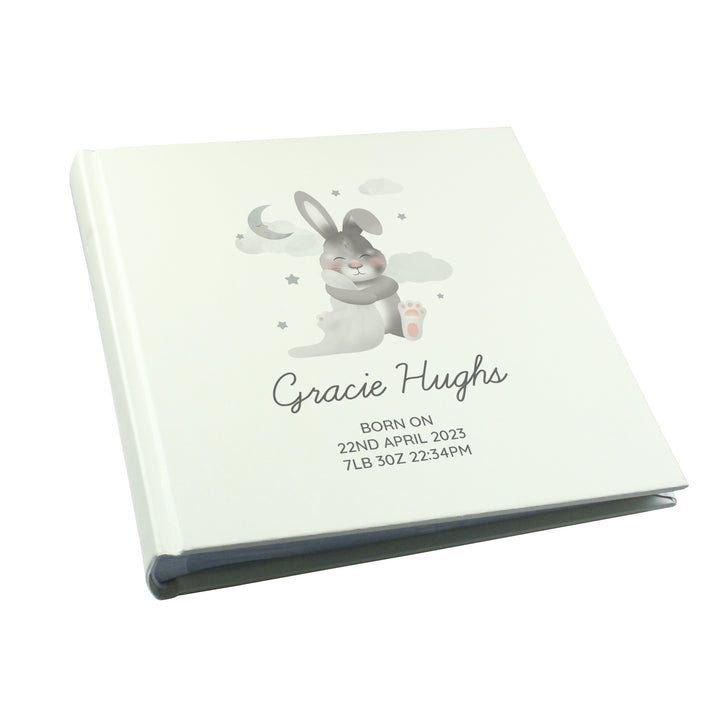 Buy Personalised Baby Bunny Square Photo Album available now at www.giftsfinder.co.uk