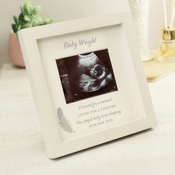 Buy Personalised Memorial Baby Scan Photo Frame available now at www.giftsfinder.co.uk