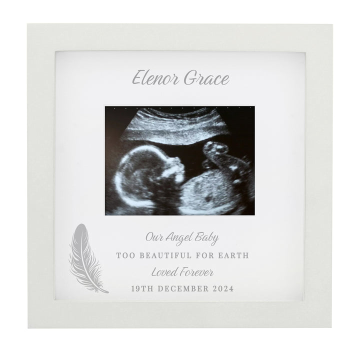 Buy Personalised Memorial Baby Scan Photo Frame available now at www.giftsfinder.co.uk