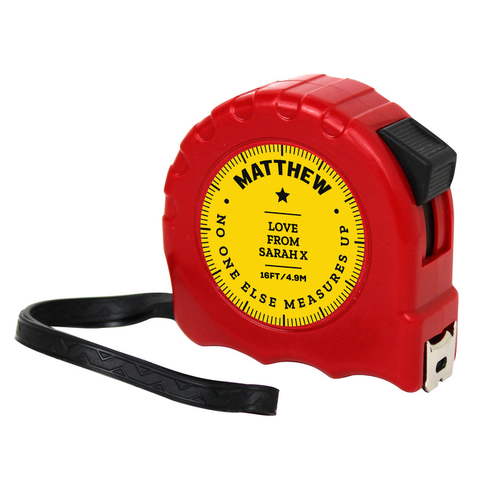 Personalised No One Else Measures Up Tape Measure - part of the Gifts Finder Personalised Tools collection