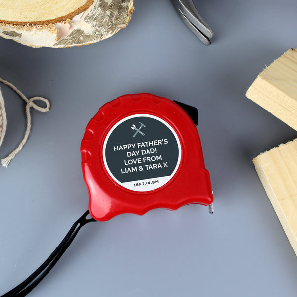 Buy Personalised Tools Tape Measure at www.giftsfinder.co.uk