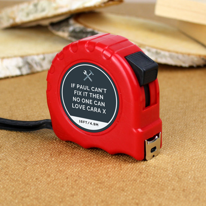 Buy Personalised Tools Tape Measure at www.giftsfinder.co.uk