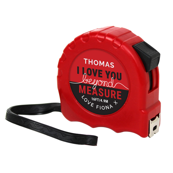 Buy Personalised Beyond Measures Tape Measure available now at www.giftsfinder.co.uk