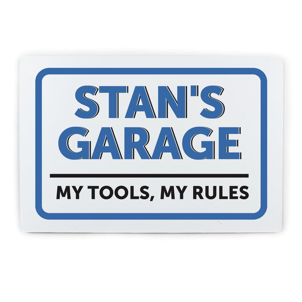 Personalised Garage Plaque - part of the Personalised House Signs & Plaques collection