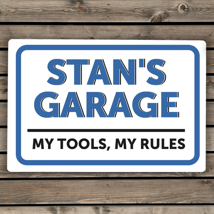 Personalised Garage Plaque - part of the Gifts Finder Personalised House Signs & Plaques collection