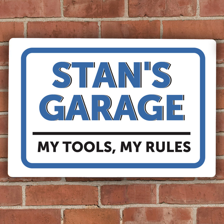 Personalised Garage Plaque - part of the Gifts Finder Personalised House Signs & Plaques collection