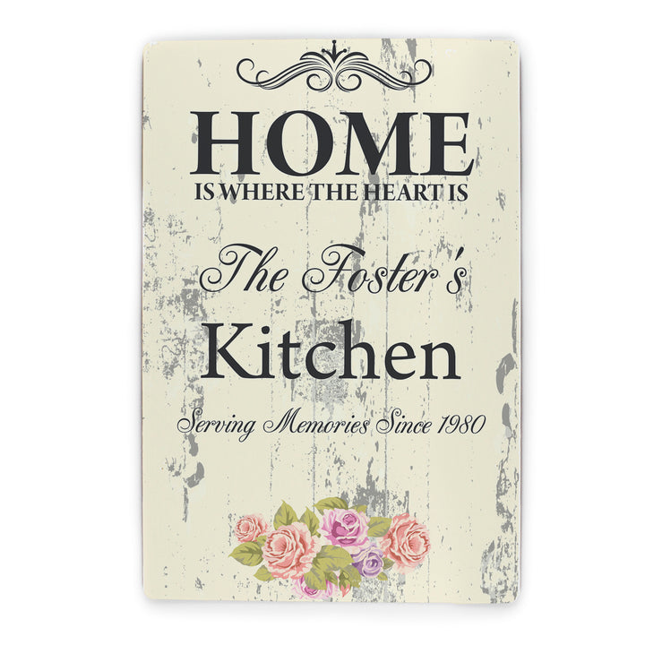 Personalised Shabby Chic Sign in gift category Personalised House Signs & Plaques