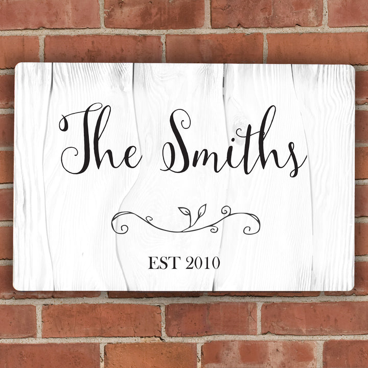 Buy Personalised Rustic Metal Sign at www.giftsfinder.co.uk